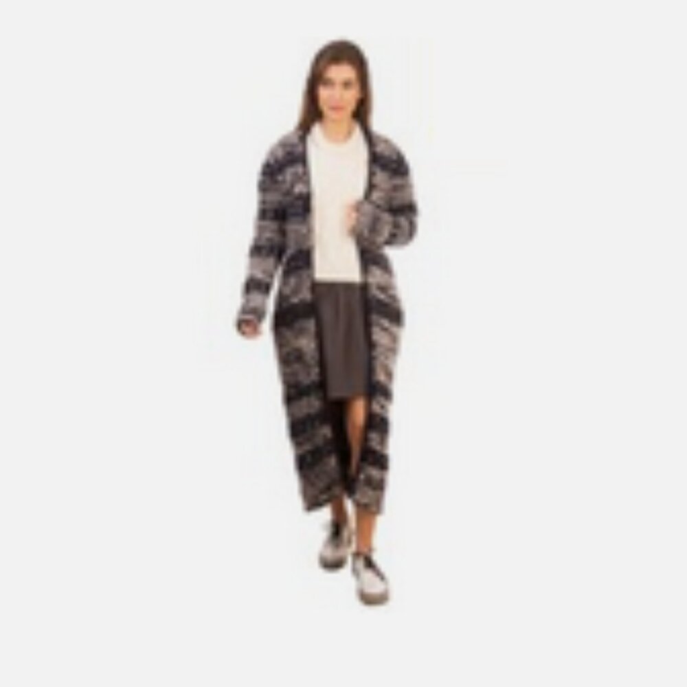 CHLOE Long Cardigan Chunky Knit